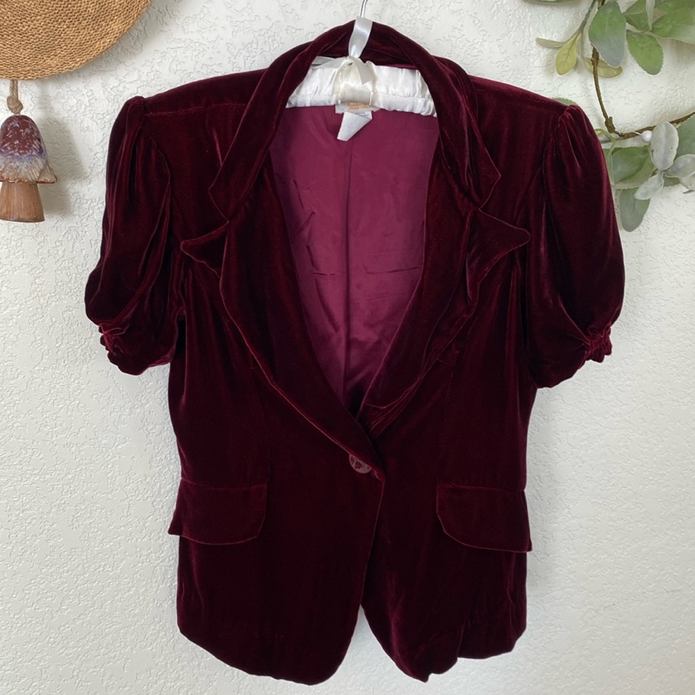 Velvet Blazer